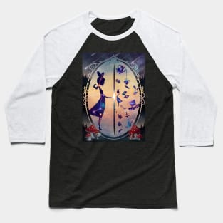 Alice in Wonderland Baseball T-Shirt